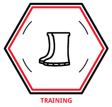 Safety training icon